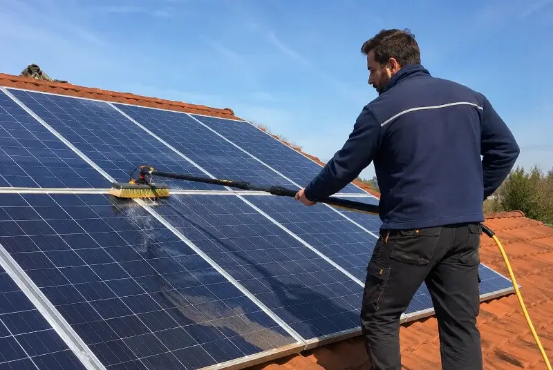 Nettoyage et entretien de panneaux solaires à Noé